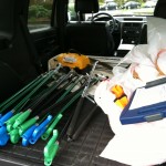 Car Load of Litter Pickers